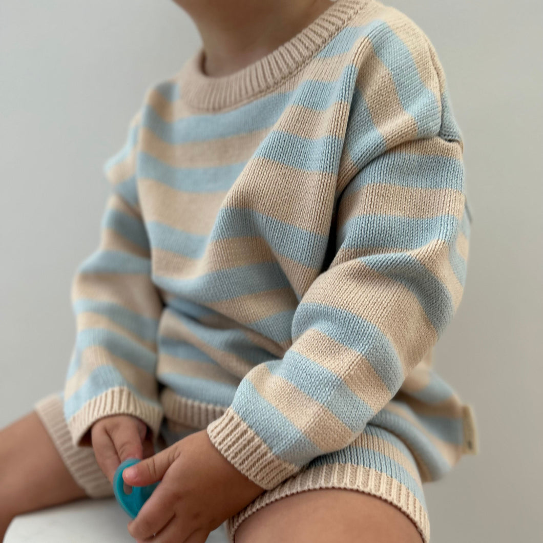Jumper and shorts | Stripe